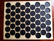 Load image into Gallery viewer, Custom Poker Chip Frame Display 11x14 SHIPS FREE Laser-engraved for 50 Harley-Davidson or casino chips Father's Day Christmas Gift