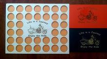 Load image into Gallery viewer, Poker Chip Frame Display Engraved insert fits 36 Harley-Davidson or Casino chips With frame option Bagger Life Is a Journey