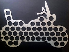 Load image into Gallery viewer, Custom 50 Poker Chip Motorcycle Display Frame Insert for 50 Harley-Davidson chips Father's Day Gift SHIPS FREE to LOWER 48 UNITED STATES only