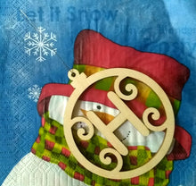 Load image into Gallery viewer, Custom Letter Ornaments for Christmas Trees Holiday Decorations 4x3.5 Letters