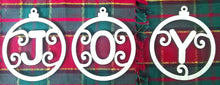 Load image into Gallery viewer, Custom Letter Ornaments for Christmas Trees Holiday Decorations 4x3.5 Letters