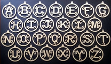 Load image into Gallery viewer, Custom Letter Ornaments for Christmas Trees Holiday Decorations 4x3.5 Letters