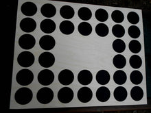 Load image into Gallery viewer, Custom Poker Chip Frame Display Insert Fits 36 Harley-Davidson or Casino chips 11x14 birch chip holder No cut-out