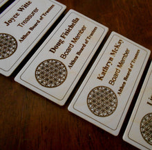 Load image into Gallery viewer, Custom Name Badges Company logo Laser-engraved personalized name badges Small name badges for conferences Magnetic name tag Wood badges