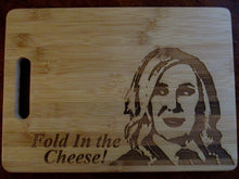 Load image into Gallery viewer, Custom Cutting Board Schitt's Creek Bamboo cheese board gift for couples Wedding Gift Christmas Small/Large engraved board Moira Rose