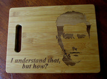 Load image into Gallery viewer, Custom Cutting Board FOLD in the cheese Or I Understand Bamboo cheese board small engraved board David Rose Schitt's Creek Christmas Gift