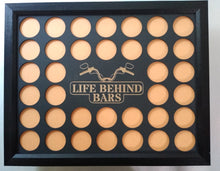 Load image into Gallery viewer, Poker Chip Display Frame Fits our 11x14" chip insert FRAME ONLY Simple black frame for artwork Photo frame