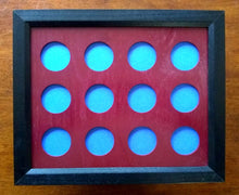 Load image into Gallery viewer, Custom Poker Chip Frame Fits 8x10 inserts Simple Black frame for chip insert Frame only