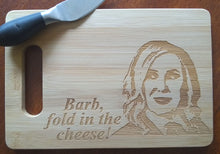 Load image into Gallery viewer, Custom Bamboo Cutting Board Engraved 6X9 PERSONALIZED bamboo cutting board Your name engraved Cheese board Choose Moira Rose Schitt's Creek