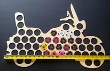 Load image into Gallery viewer, Custom 50 Poker Chip Motorcycle Display Frame Insert for 50 Harley-Davidson chips Father's Day Gift SHIPS FREE to LOWER 48 UNITED STATES only