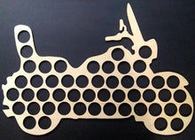 Load image into Gallery viewer, Custom 50 Poker Chip Motorcycle Display Frame Insert for 50 Harley-Davidson chips Father's Day Gift SHIPS FREE to LOWER 48 UNITED STATES only