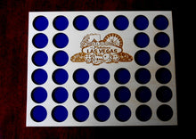 Load image into Gallery viewer, Casino Poker Chip Display Frame Insert and Frame Option Poker Player Gift Laser-engraved Welcome to Las Vegas 36 Casino chips holder