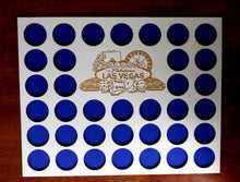 Load image into Gallery viewer, Casino Poker Chip Display Frame Insert and Frame Option Poker Player Gift Laser-engraved Welcome to Las Vegas 36 Casino chips holder