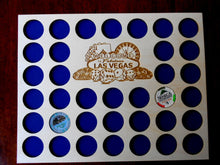 Load image into Gallery viewer, Casino Poker Chip Display Frame Insert and Frame Option Poker Player Gift Laser-engraved Welcome to Las Vegas 36 Casino chips holder
