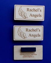Load image into Gallery viewer, Custom Name Badges Laser-engraved personalized name badges Magnetic badges for employees Company logo Name tags for organizations
