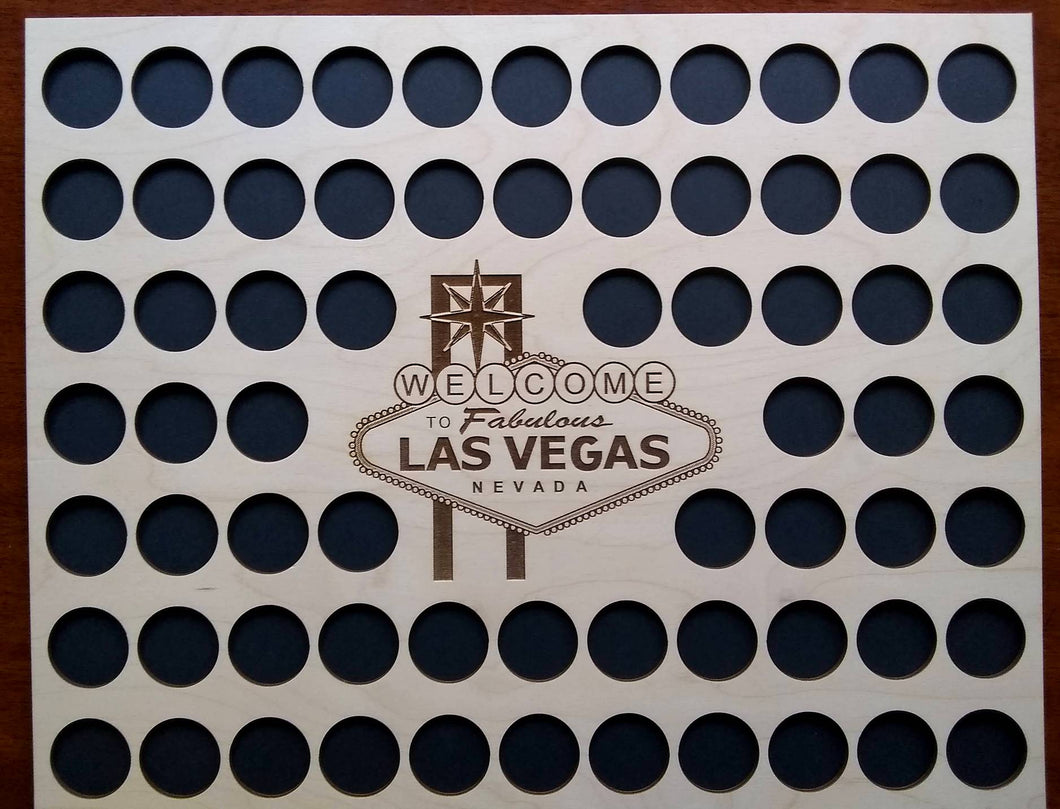 Vegas Sign/Logo Engraved Chip Insert 16x20