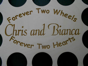 Custom Forever Two Wheels Forever Two Hearts 16x20" Chip Insert