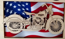 Load image into Gallery viewer, Poker Chip Frame Display Engraved Detailed Motorcycle Insert/Matte &amp; Black Frame Fits 36 Harley-Davidson chips Father&#39;s Day Gift Vintage830
