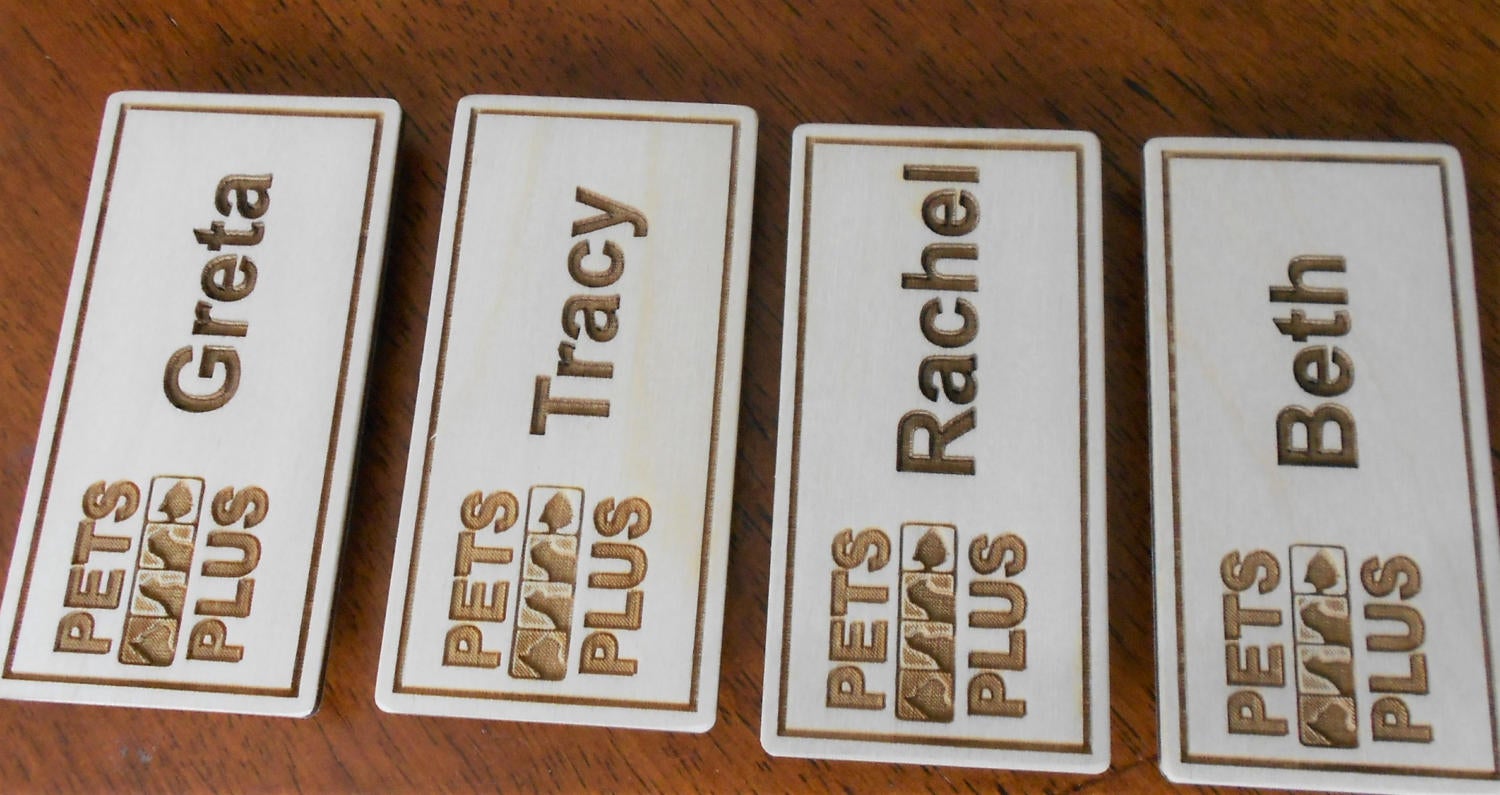 Name Badge - Brisbane Laser Cutting Engraving Etching – Smart