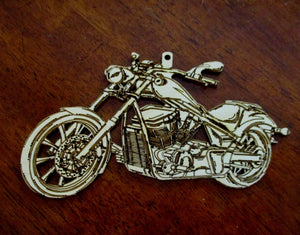 Custom Motorcycle Ornaments Christmas Tree Ornaments Laser-Engraved Decorations Gift for Harley-Davidson riders Holiday Decor
