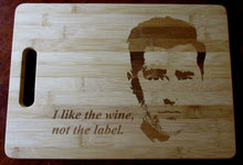 Load image into Gallery viewer, Custom Cutting Board Schitt&#39;s Creek Bamboo cheese board WINE, not the label Wedding Gift Large/small engraved board David Rose X&#39;mas Gift
