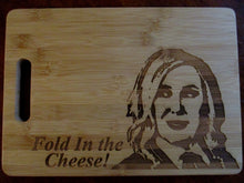 Load image into Gallery viewer, Custom Cutting Board Schitt&#39;s Creek Bamboo cheese board gift for couples Wedding Gift Christmas Small/Large engraved board Moira Rose
