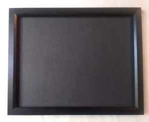Poker Chip Display Frame Fits our 11x14" chip insert FRAME ONLY Simple Honey brown or black frame for artwork Photo frame