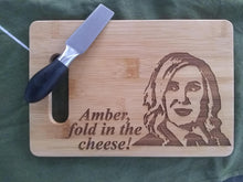 Load image into Gallery viewer, Custom Bamboo Cutting Board Engraved 6X9 PERSONALIZED bamboo cutting board Your name engraved Cheese board Choose Moira Rose Schitt&#39;s Creek
